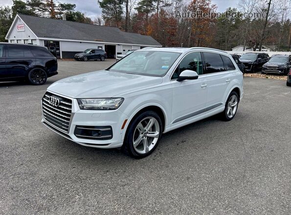 WA1VAAF71KD001323 2019 AUDI Q7 Белый Задняя левая четверть