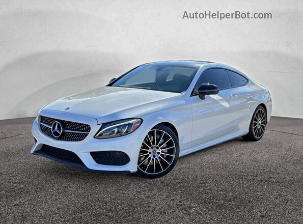 WDDWJ4JB4JF697904 2018 MERCEDES-BENZ C Белый Вид задних сидений
