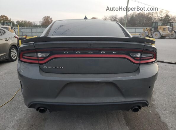 2C3CDXHG7KH597209 2019 DODGE CHARGER Gray წინა სალონის ხედი