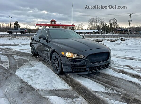 SAJAJ4FX3JCP38714 2018 JAGUAR XF Черный Задняя левая четверть