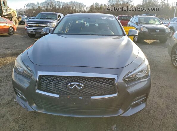 JN1EV7AR8HM838524 2017 INFINITI Q50 Gray Rear view