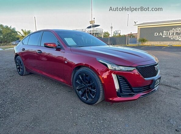 1G6DN5RK7L0139750 2020 CADILLAC CT5 Бордовый Задняя левая четверть