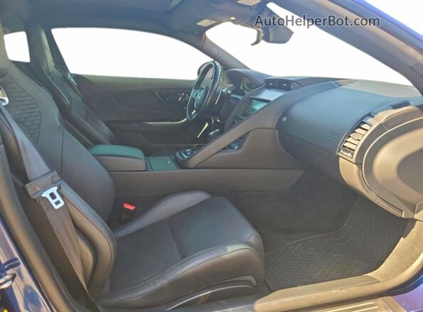 SAJDD1GX8MCK75314 2021 JAGUAR F-TYPE Синий Вид сзади