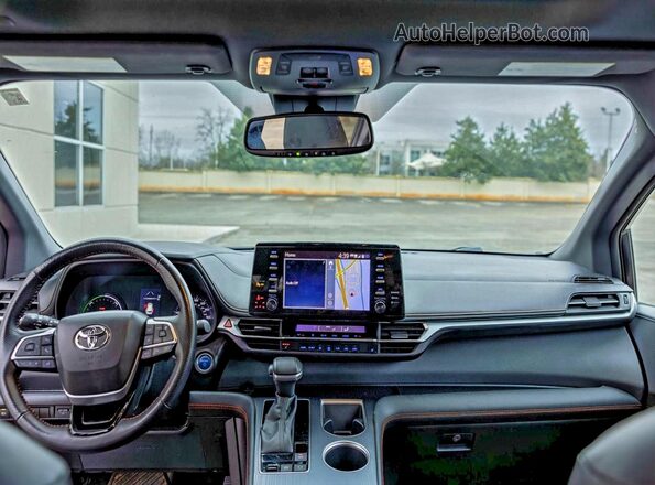 5TDXSKFC5NS055750 2022 TOYOTA SIENNA Бордовый Вид задних сидений