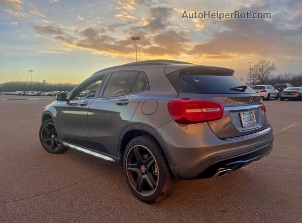 WDCTG4GB7HJ296321 2017 MERCEDES-BENZ GLA Серый Передняя правая четверть