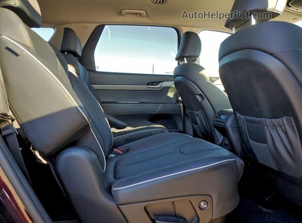 KM8R24GE1PU522631 2023 HYUNDAI PALISADE Бордовый Вид подкапотного пространства