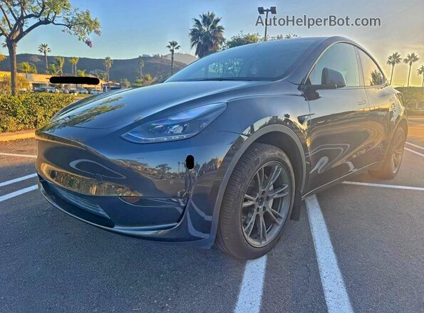 7SAYGDED1SF265244 2025 TESLA MODEL Серый Задняя правая четверть