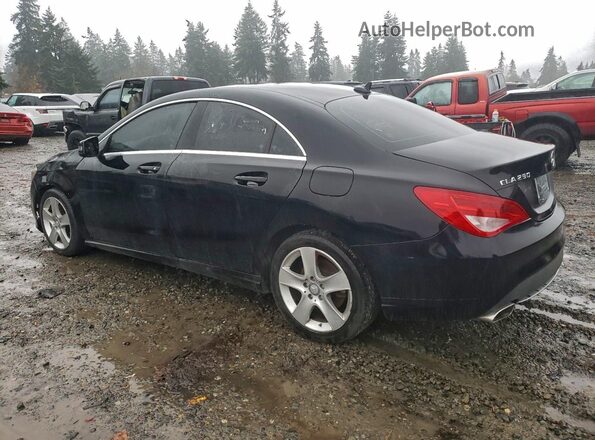 WDDSJ4EB4GN292424 2016 MERCEDES-BENZ CLA-CLASS Black Trasero derecho