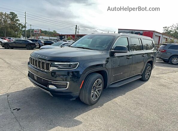 1C4SJRBPXRS137078 2024 JEEP WAGONEER Черный Задняя правая четверть