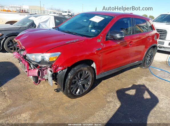 JA4AP3AU2KU010408 2019 MITSUBISHI OUTLANDER SPORT Красный Передняя левая четверть