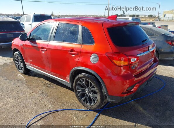 JA4AP3AU2KU010408 2019 MITSUBISHI OUTLANDER SPORT Красный Задняя левая четверть