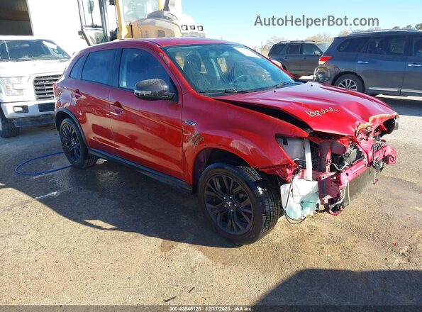 JA4AP3AU2KU010408 2019 MITSUBISHI OUTLANDER SPORT Красный Передняя правая четверть