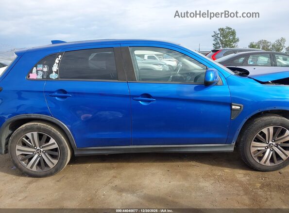 JA4AP3AU9LU016529 2020 MITSUBISHI OUTLANDER SPORT Blue უკანა სალონის ხედი