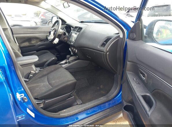 JA4AP3AU9LU016529 2020 MITSUBISHI OUTLANDER SPORT Blue წინა სალონის ხედი