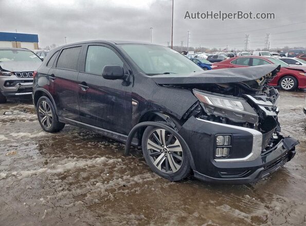 JA4AP3AU9LU017843 2020 MITSUBISHI OUTLANDER Черный Передняя правая четверть