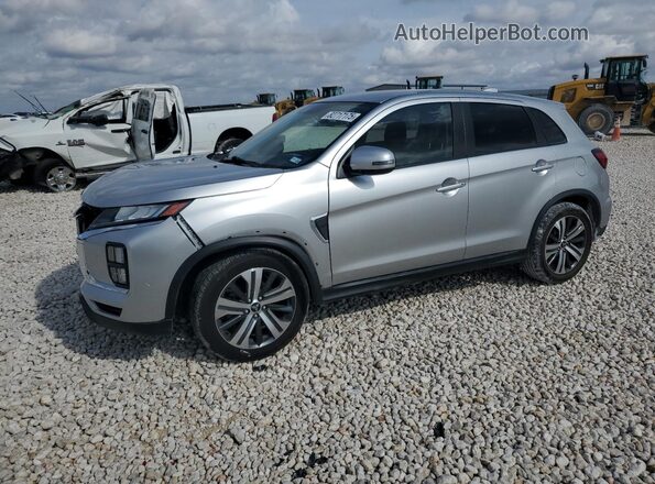JA4AP4AU7LU022643 2020 MITSUBISHI OUTLANDER Серебряный Передняя левая четверть