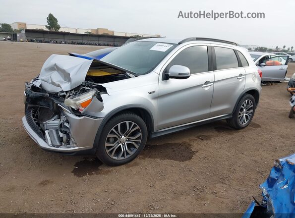 JA4AP4AW2JU025304 2018 MITSUBISHI OUTLANDER SPORT Silver Передня ліва чверть