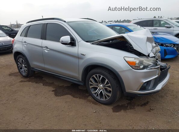 JA4AP4AW2JU025304 2018 MITSUBISHI OUTLANDER SPORT Silver Передня права чверть