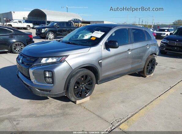 JA4APUAU3MU031390 2021 MITSUBISHI OUTLANDER SPORT Серый Передняя левая четверть