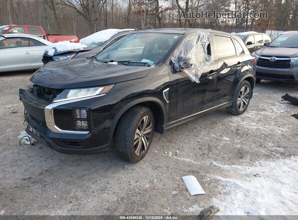 JA4AR3AU7LU030181 2020 MITSUBISHI OUTLANDER SPORT Черный Передняя левая четверть