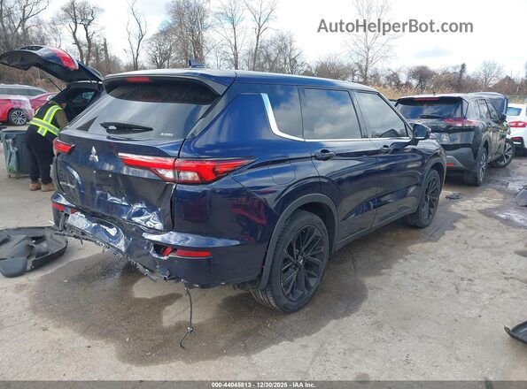 JA4J4UA87NZ066191 2022 MITSUBISHI OUTLANDER Dark Blue Задняя правая четверть