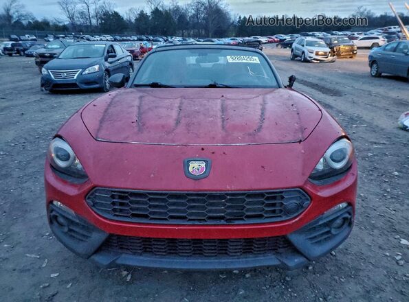 JC1NFAEK7H0118933 2017 FIAT 124 Red Widok z przodu