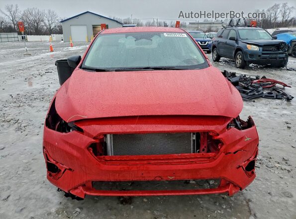 JF1GUABC2S8296973 2025 SUBARU IMPREZA Red Widok z przodu