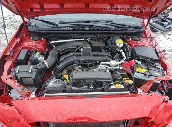 JF1GUABC2S8296973 2025 SUBARU IMPREZA Red Widok wnętrza z tyłu