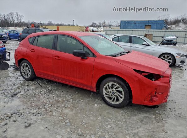 JF1GUABC2S8296973 2025 SUBARU IMPREZA Red Przód prawy