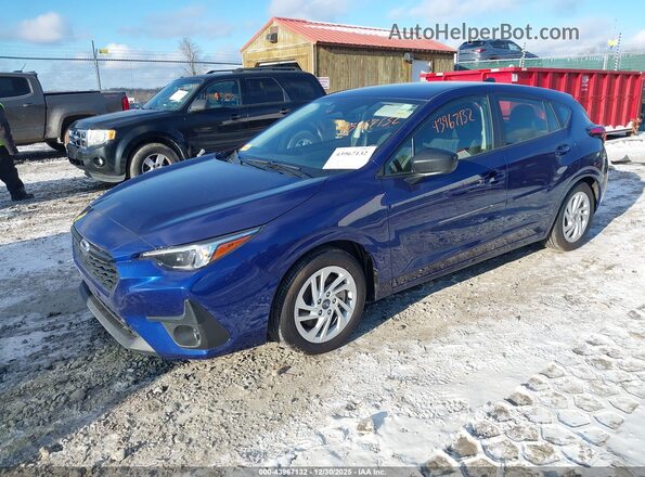 JF1GUABCXS8235242 2025 SUBARU IMPREZA Blue წინა მარცხენა ხედი სამი მეოთხედიდან