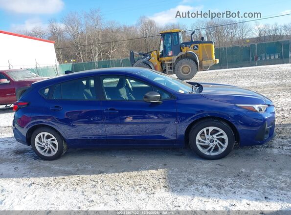 JF1GUABCXS8235242 2025 SUBARU IMPREZA Blue უკანა სალონის ხედი