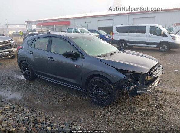 JF1GUHJC5R8250476 2024 SUBARU IMPREZA Серый Передняя правая четверть