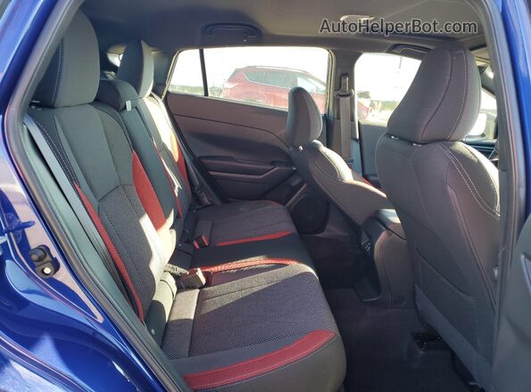 JF1GUHJCXR8302989 2024 SUBARU IMPREZA Blue Вид задніх сидінь