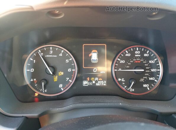 JF1GUHJCXR8302989 2024 SUBARU IMPREZA Blue Вид щитка приладів
