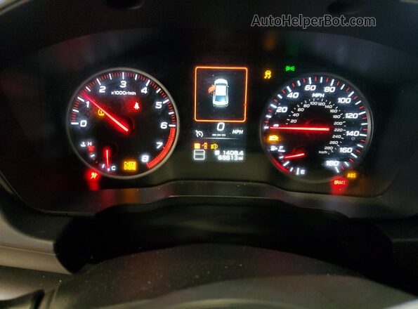 JF1VBAF66P9814618 2023 SUBARU WRX Синий Вид щитка приборов