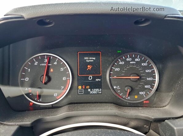 JF1VBAF68N9002203 2022 SUBARU WRX Синий Вид щитка приборов