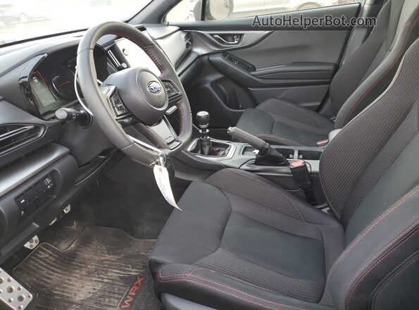 JF1VBAF68P9819173 2023 SUBARU WRX Черный Вид салона спереди