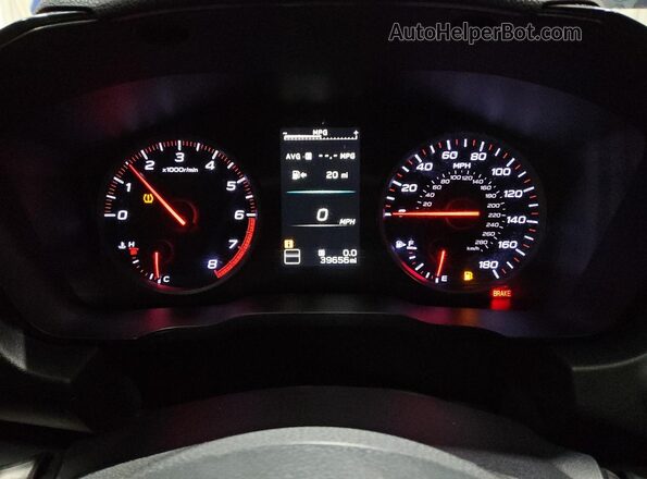 JF1VBAF69N9008382 2022 SUBARU WRX Синий Вид щитка приборов