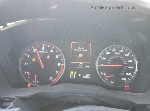 JF1VBAF6XP9820048 2023 SUBARU WRX Серебряный Вид щитка приборов