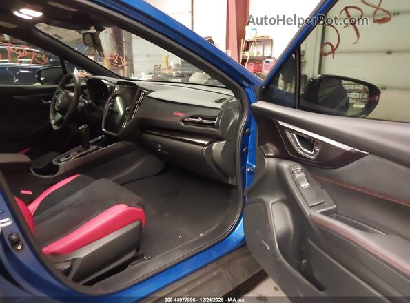 JF1VBAN68S8804611 2025 SUBARU WRX Blue Vista interior delantera