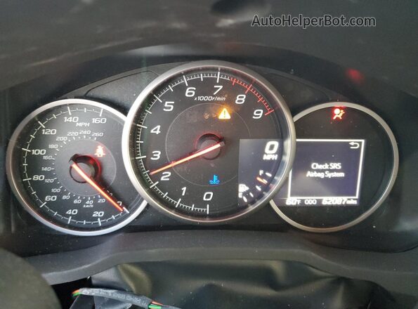 JF1ZCAC11H9605098 2017 SUBARU BRZ Черный Вид щитка приборов