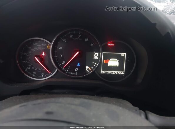 JF1ZCAC14H9600624 2017 SUBARU BRZ Серый Вид задних сидений