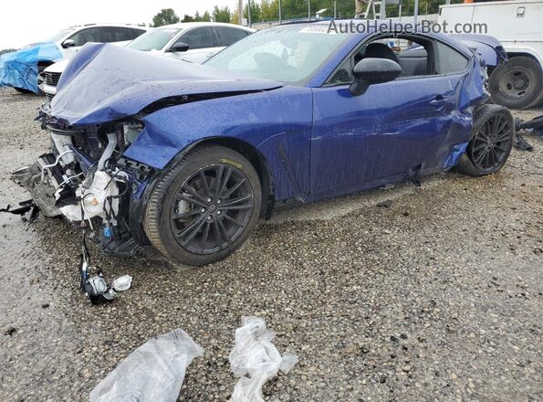 JF1ZNBB17P9760044 2023 TOYOTA GR Blue წინა მარცხენა ხედი სამი მეოთხედიდან