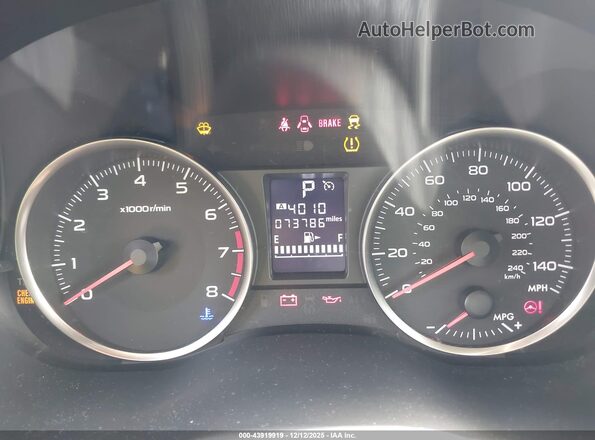 JF2GPABC9H8209016 2017 SUBARU CROSSTREK Серебряный Вид задних сидений