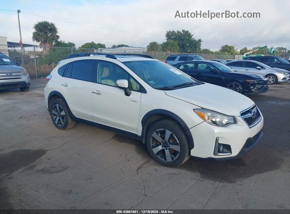 JF2GPBLC2GH223066 2016 SUBARU CROSSTREK HYBRID White Przód prawy