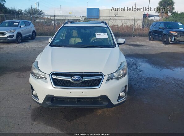 JF2GPBLC2GH223066 2016 SUBARU CROSSTREK HYBRID White Widok zestawu wskaźników