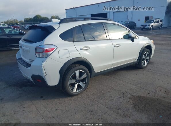 JF2GPBLC2GH223066 2016 SUBARU CROSSTREK HYBRID White Tył prawy