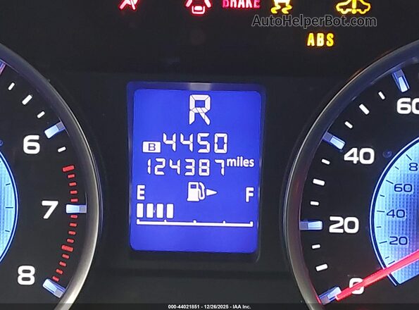 JF2GPBLC2GH251322 2016 SUBARU CROSSTREK HYBRID Black Vista del cuadro de instrumentos