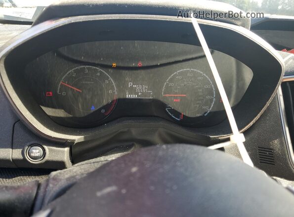 JF2GTACC3K8285882 2019 SUBARU CROSSTREK Серебряный Вид щитка приборов