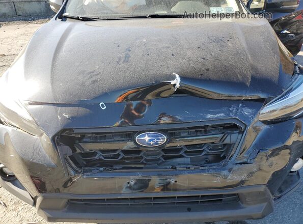 JF2GTAMC1K8354471 2019 SUBARU CROSSTREK Black Engine compartment view